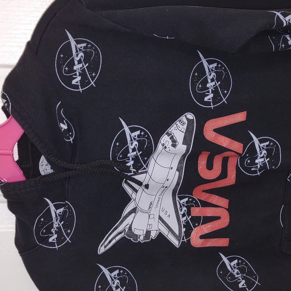 NASA Official Logo Space Shuttle Graphic Hoodie - Picture 3 of 11